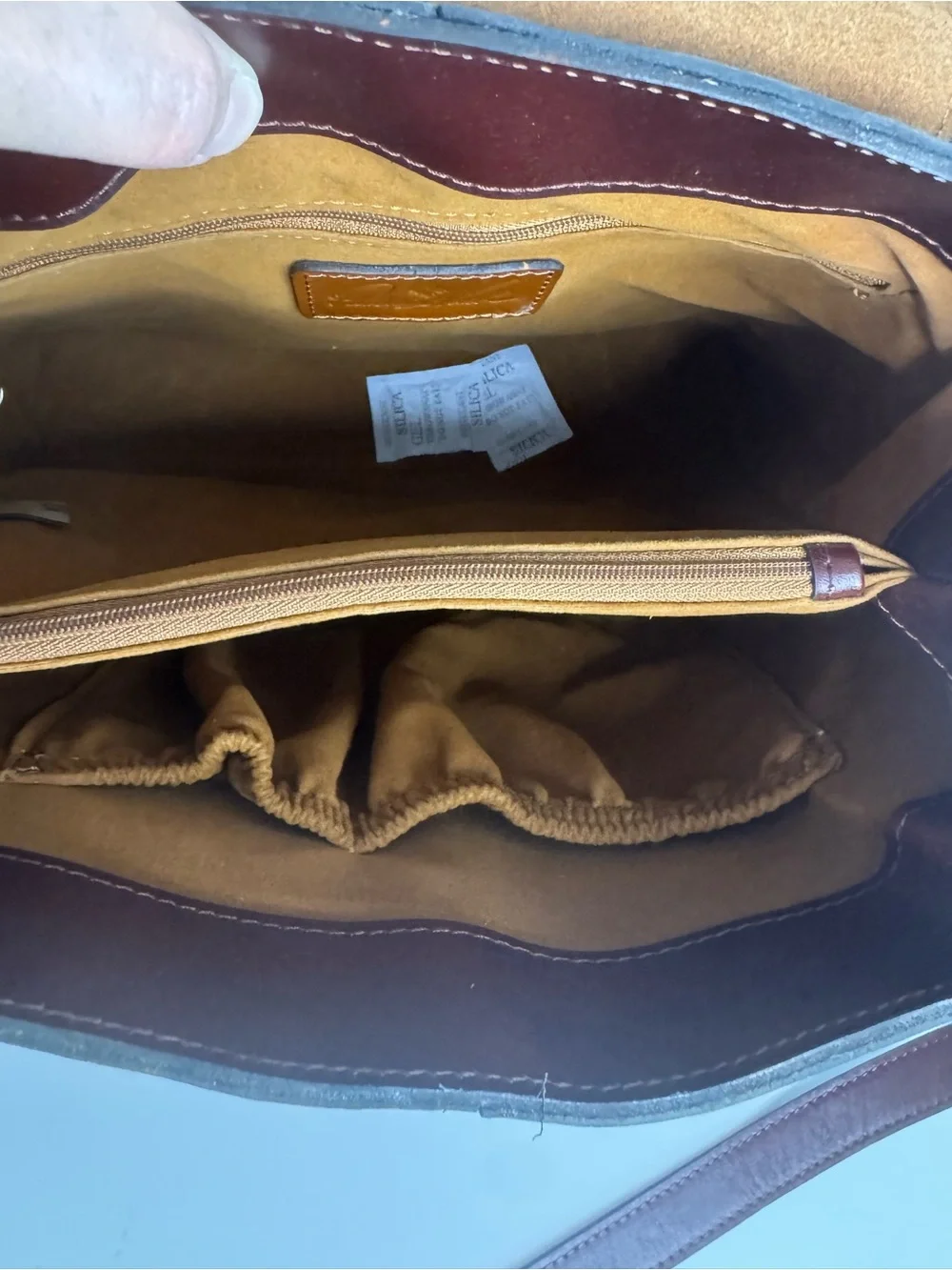 #384 Patricia Nash Larone Leather Shoulder Bag English Country Garden